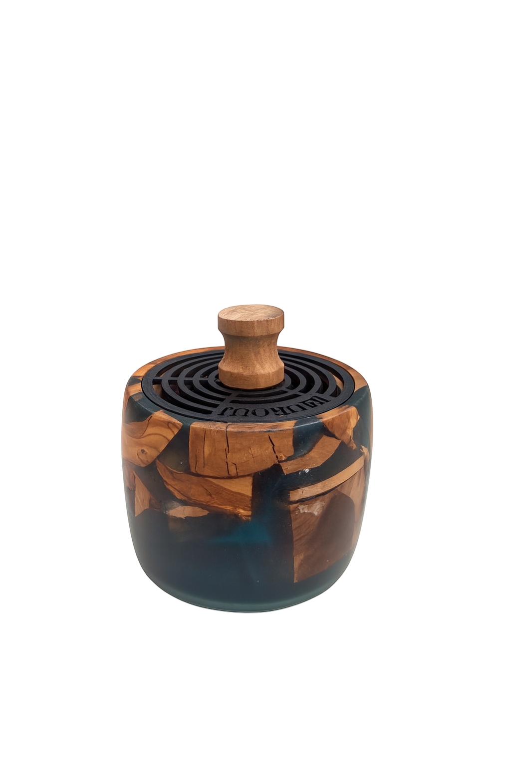 مبخر خشب مع ايبوكسي